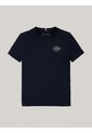 Camiseta Niño Azul Con Logo Gráfico En El Pecho Tommy Hilfiger de Tommy Hilfiger