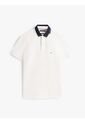 Polo Blanco De Corte Regular Con Logo Gráfico Tommy Hilfiger de Tommy Hilfiger