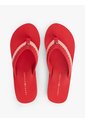 Sandalias Rojo Con Cuña Y Tiras Trenzadas Tommy Hilfiger de Tommy Hilfiger