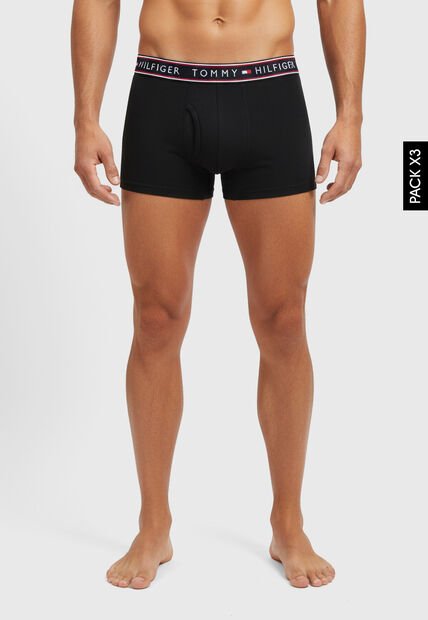 Bóxer Trío TOMMY HILFIGER Negro