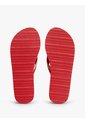Sandalias Rojo Con Cuña Y Tiras Trenzadas Tommy Hilfiger de Tommy Hilfiger