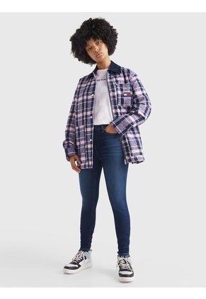 Jeans Nora Ceñidos De Talle Medio Mujer Azul Tommy Hilfiger