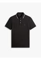 Polo Negro Slim Con Acabado Tipped Tommy Hilfiger de Tommy Hilfiger