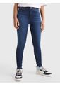 Jeans Nora Ceñidos De Talle Medio Mujer Azul Tommy Hilfiger de Tommy Hilfiger