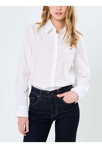 Camisa Blanca Stretch De Corte Regular Tommy Hilfiger Tommy Hilfiger