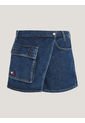 Falda Short De Jeans De Estilo Funcional Para Mujer Tommy Jeans de Tommy Hilfiger