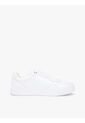 Tenis Blanco De Cuero Con Mezcla De Texturas Tommy Hilfiger de Tommy Hilfiger