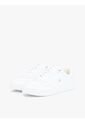 Tenis Blanco De Cuero Con Mezcla De Texturas Tommy Hilfiger de Tommy Hilfiger