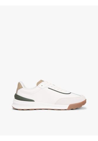 Tenis Blanco Retro Runner En Mezcla De Cuero Tommy Hilfiger Tommy Hilfiger
