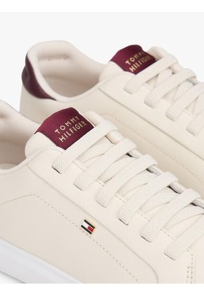 Tenis Beige Court Light Weight Tommy Hilfiger