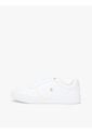 Tenis Blanco De Cuero Con Mezcla De Texturas Tommy Hilfiger de Tommy Hilfiger