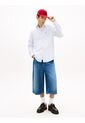 Camisa Azul Oxford De Rayas Tommy Jeans de Tommy Hilfiger