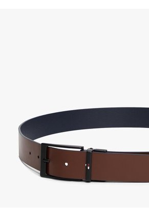 Cinturón Marrón Reversible De 3.5 Tommy Hilfiger