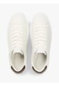 Tenis Beige De Cuero Con Suela Cupsole Tommy Hilfiger de Tommy Hilfiger