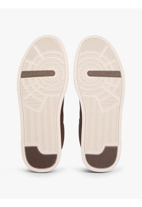 Tenis Chocolate TH Court De Cuero Tommy Hilfiger