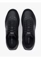 Tenis Negro Retro Runner En Mezcla De Cuero Tommy Hilfiger de Tommy Hilfiger