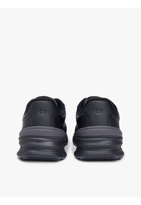 Tenis Negro Retro Runner En Mezcla De Cuero Tommy Hilfiger