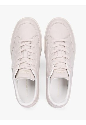 Tenis Beige Con Monograma TH Tommy Hilfiger