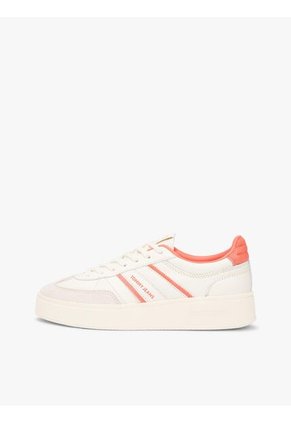 Tenis Beige Flatform Tommy Hilfiger