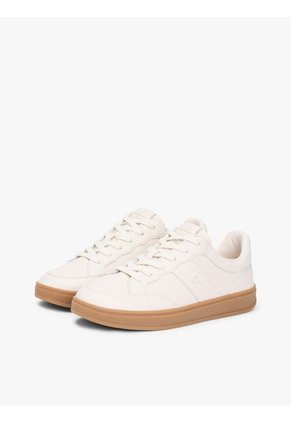 Tenis Beige Con Monograma TH Tommy Hilfiger