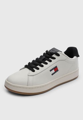 Tenis Casual Tommy Hilfiger Archive '98 Marfil