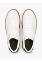 Tenis Beige De Tenis En Cuero Tommy Hilfiger de Tommy Hilfiger