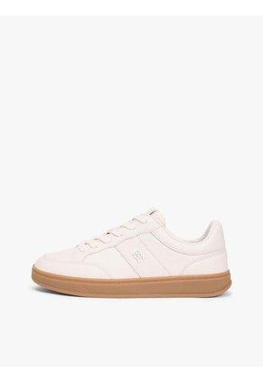Tenis Beige Con Monograma TH Tommy Hilfiger