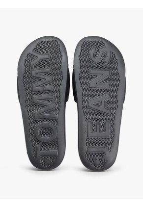 Sandalias Negro Para Piscina Con Logo Tommy Hilfiger