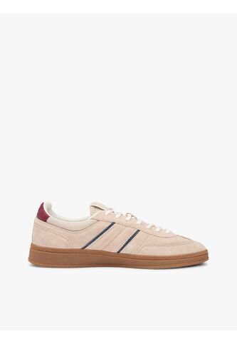 Tenis Beige The Greenwich De Ante Con Logo Tommy Hilfiger Tommy Hilfiger