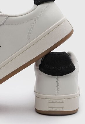 Tenis Casual Tommy Hilfiger Archive '98 Marfil