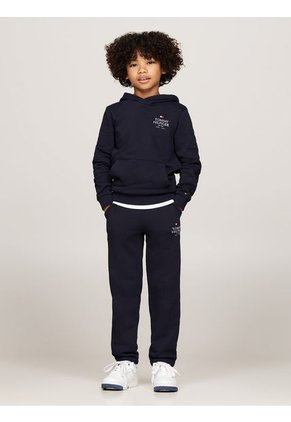 Joggers Azul Niño Azul Con Logo Gráfico Tommy Hilfiger