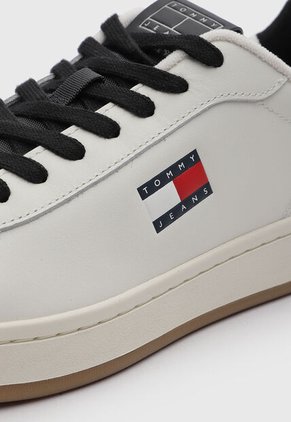 Tenis Casual Tommy Hilfiger Archive '98 Marfil