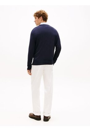 Saco Azul Marino Essential Con Cuello V Tommy Hilfiger