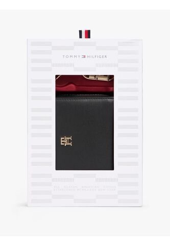 Caja Negra De Regalo Con Billetera Y Colgante Tommy Hilfiger Tommy Hilfiger