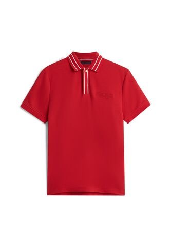 Polo Rojo De Corte Regular Con Logo Tommy Hilfiger Tommy Hilfiger
