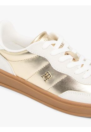 Tenis Amarillo Con Diseño Metálico Tommy Hilfiger