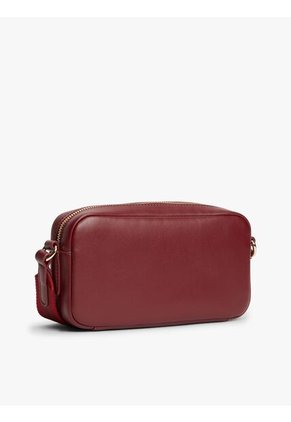 Bolso Rojo Cruzado Essential Con Logo En Bajo Relieve Tommy Hilfiger