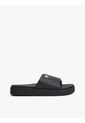 Sandalias Negro De Plataforma Con Monogramas TH Tommy Hilfiger de Tommy Hilfiger