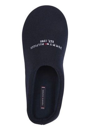 Pantuflas Azules De Casa Con Logo Tommy Hilfiger