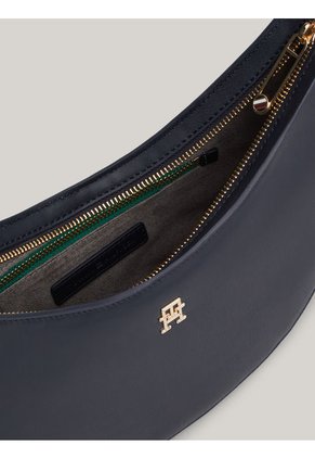 Bolso Blanco De Hombro Con Monotipo Hilfiger Tommy Hilfiger