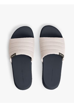 Sandalias Beige De Playa Con Pala Textil Y Suela De Doble Densidad Tommy Hilfiger