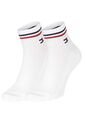 Pack Blanco De Dos Pares De Medias Tobilleros Tommy Hilfiger de Tommy Hilfiger