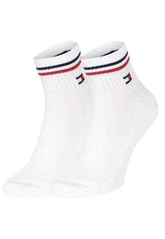 Pack Blanco De Dos Pares De Medias Tobilleros Tommy Hilfiger Tommy Hilfiger