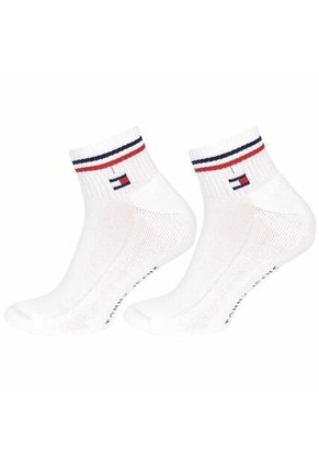 Pack Blanco De Dos Pares De Medias Tobilleros Tommy Hilfiger