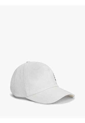 Gorra Blanca De Béisbol En Lino Con Logo Bordado Tommy Hilfiger Tommy Hilfiger