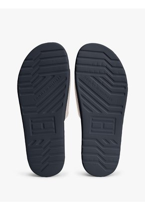 Sandalias Beige De Playa Con Pala Textil Y Suela De Doble Densidad Tommy Hilfiger