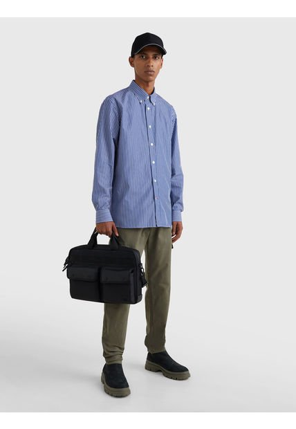 Camisa De Rayas Verticales Con Corte Informal Hombre  Tommy Hilfiger