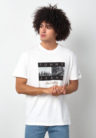 Camiseta TOMMY HILFIGER Marfil Tommy Hilfiger