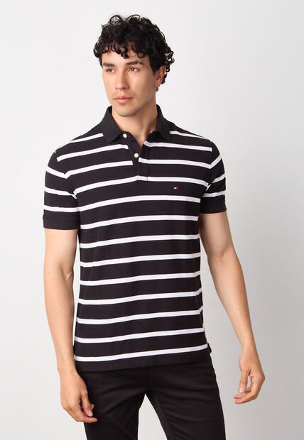 Polo TOMMY HILFIGER Negro