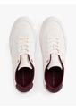 Tenis Blanco En Cuero Con Monograma TH Tommy Hilfiger de Tommy Hilfiger